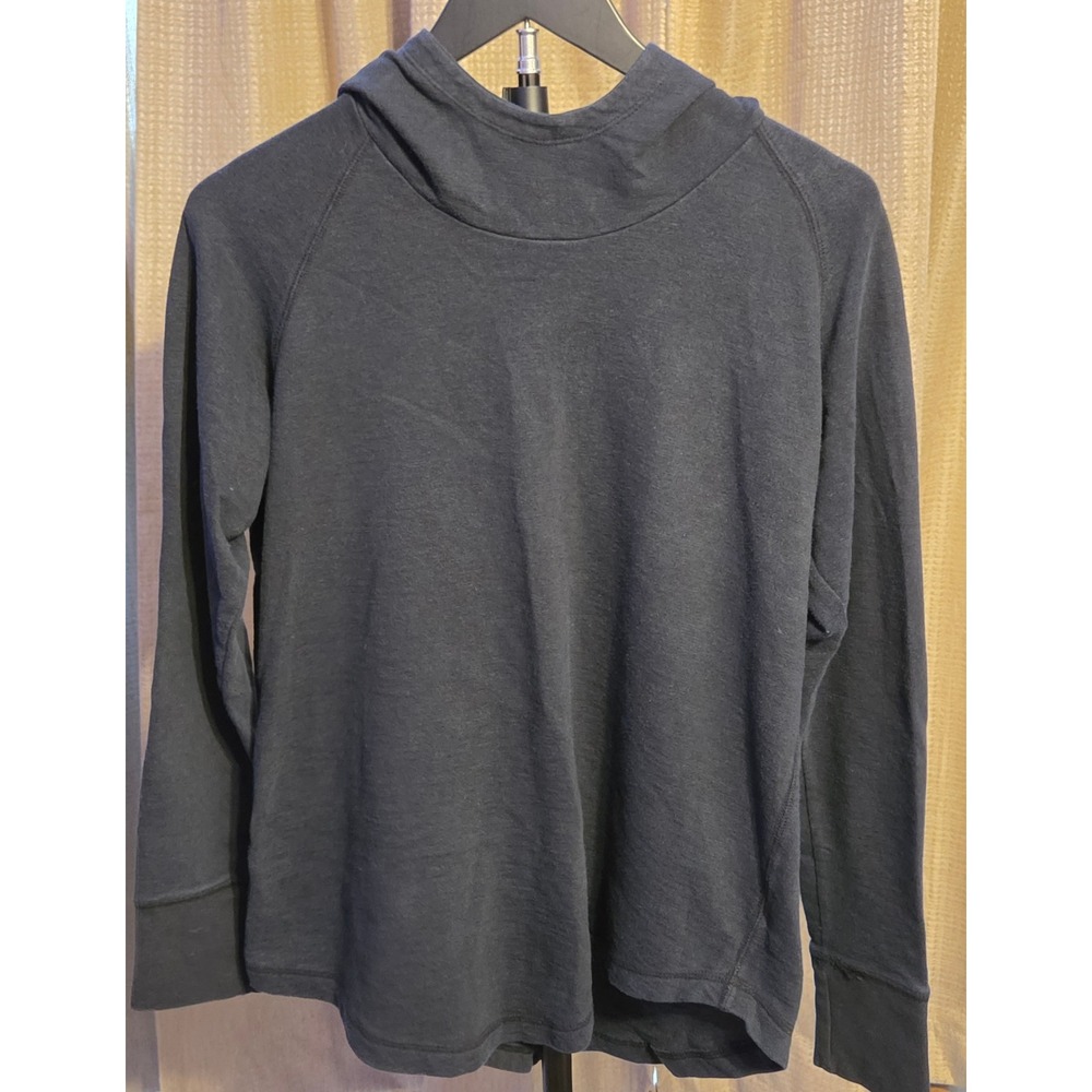 Columbia Long Sleeve Hooded Shirt Women's‎ Size Large Black
